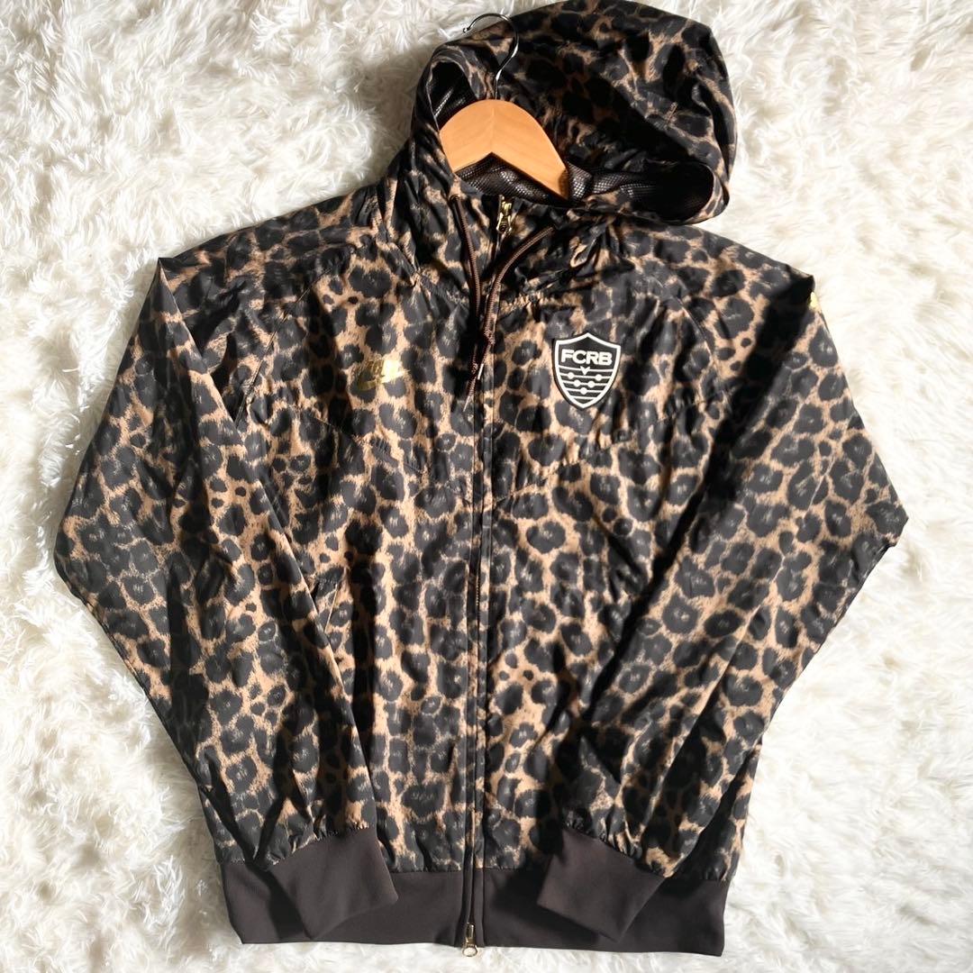 美品 希少 NIKE × FCRB.レオパード ハーフパンツ セットアップ