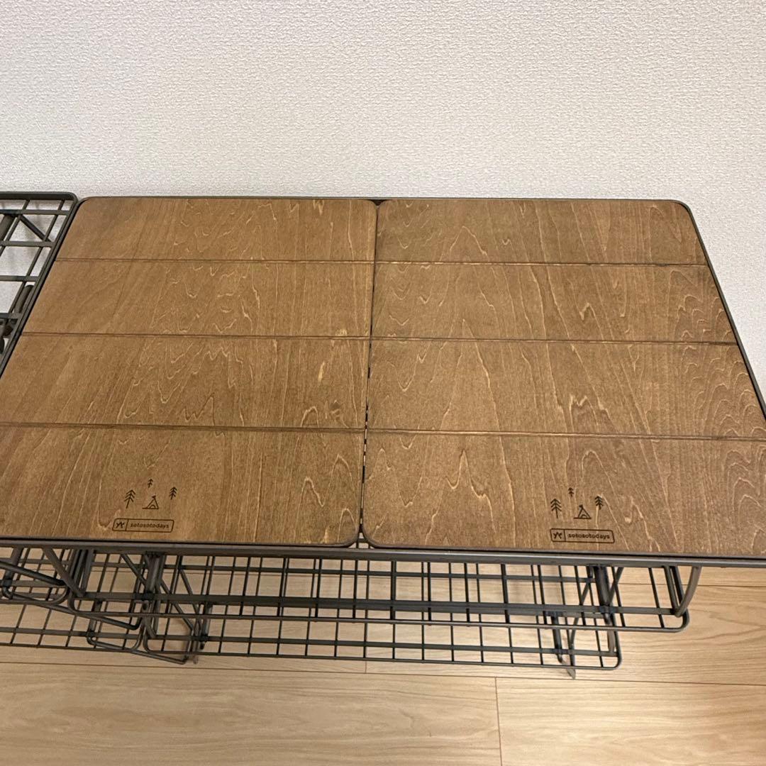 ユニフレーム フィールドラック　6点　ハーフテーブル2点　RAW まとめ売り