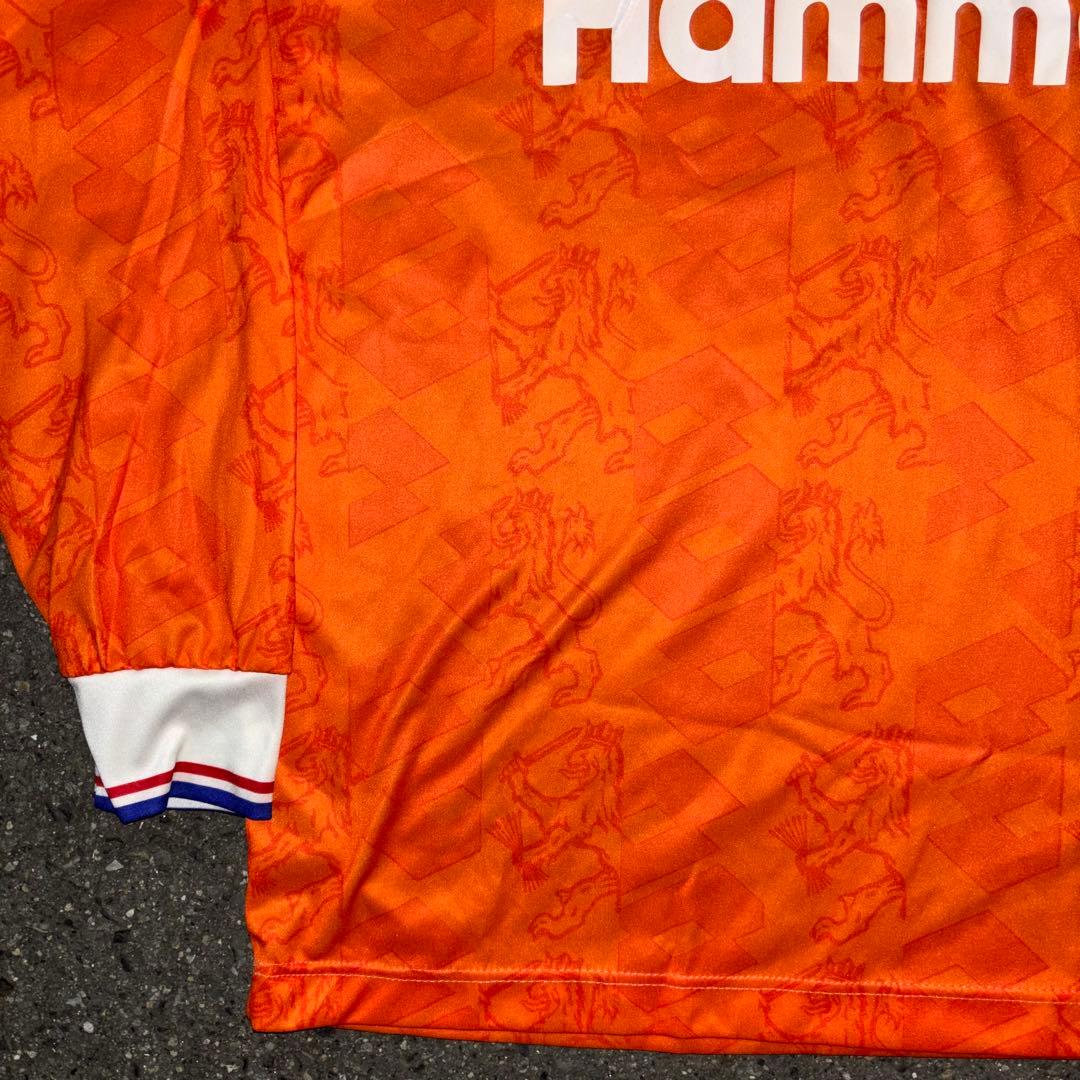 90s Lotto イタリア製 サッカー オランダ代表 ゲームシャツ 7番