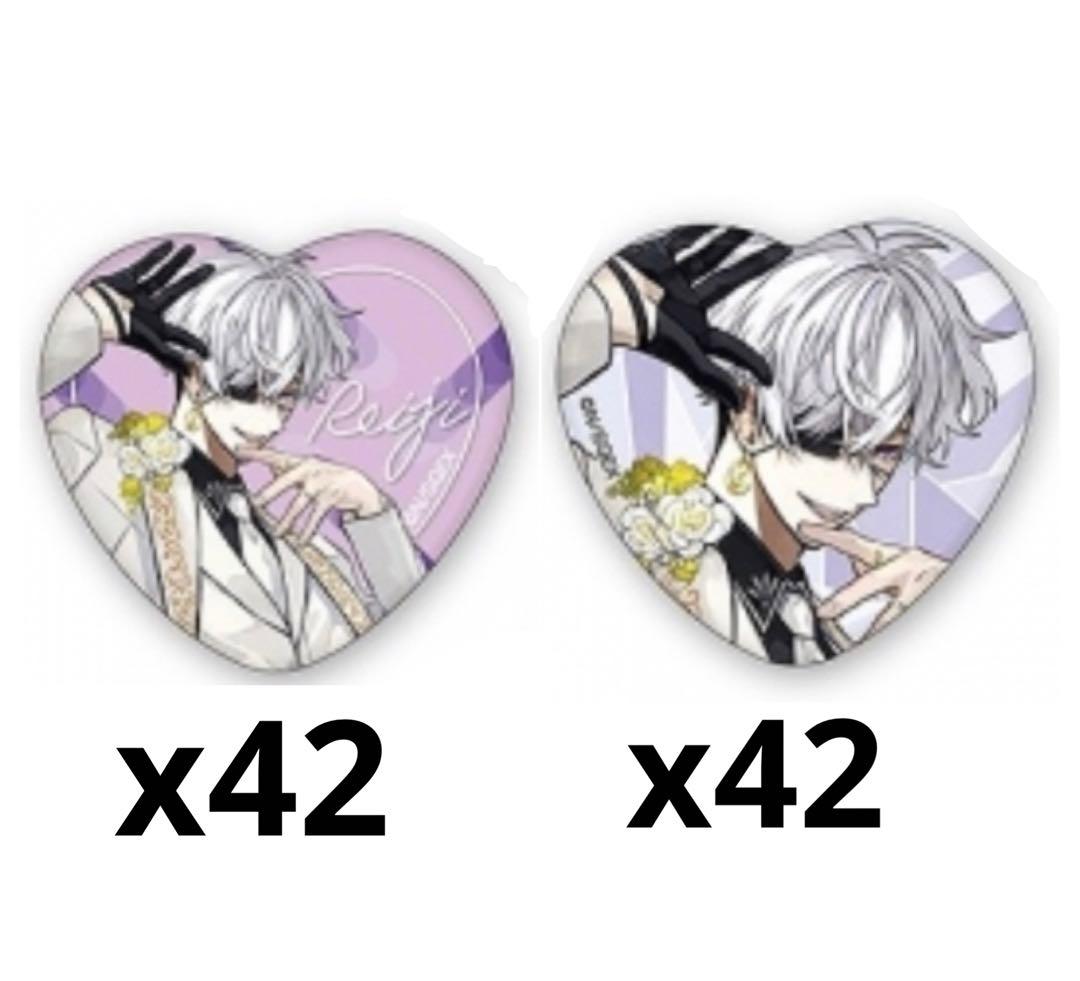 東京エイリアンズ　ハート缶バッジ　ドレスアップ　雨宮零士　84点