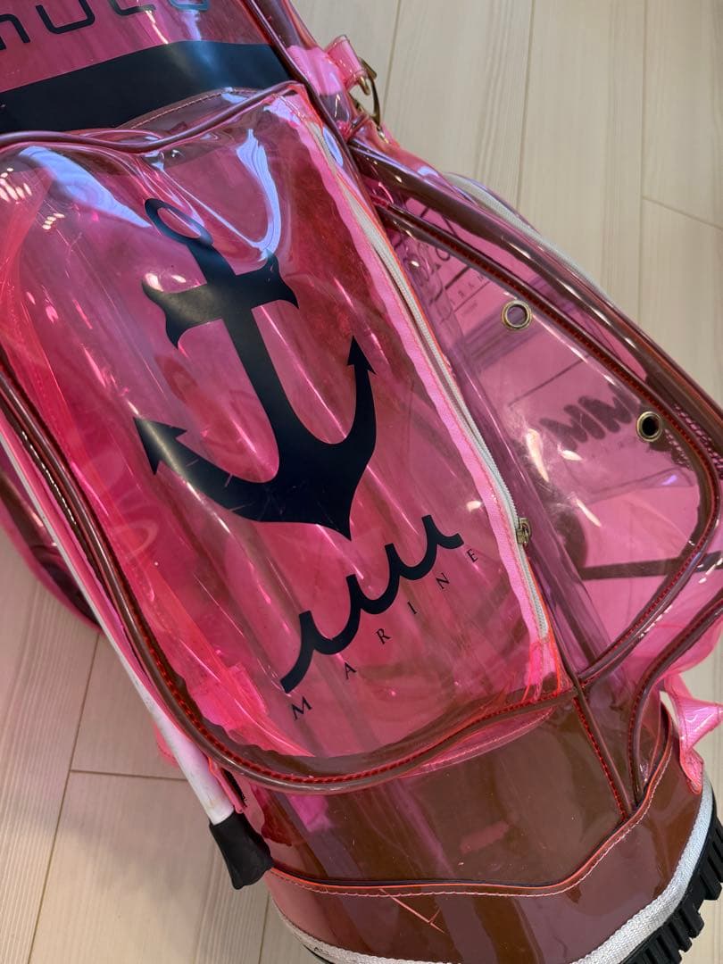 Muta marine ゴルフバッグ 328 クリアピンク エナメル