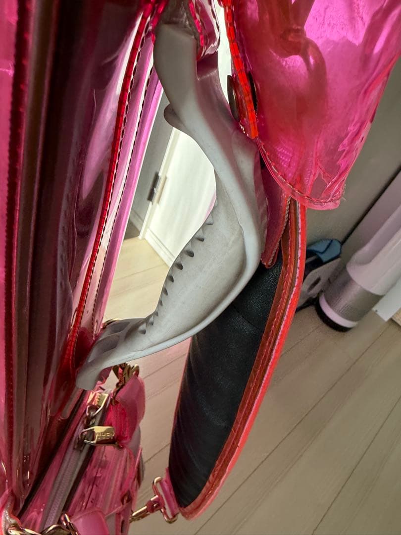 Muta marine ゴルフバッグ 328 クリアピンク エナメル