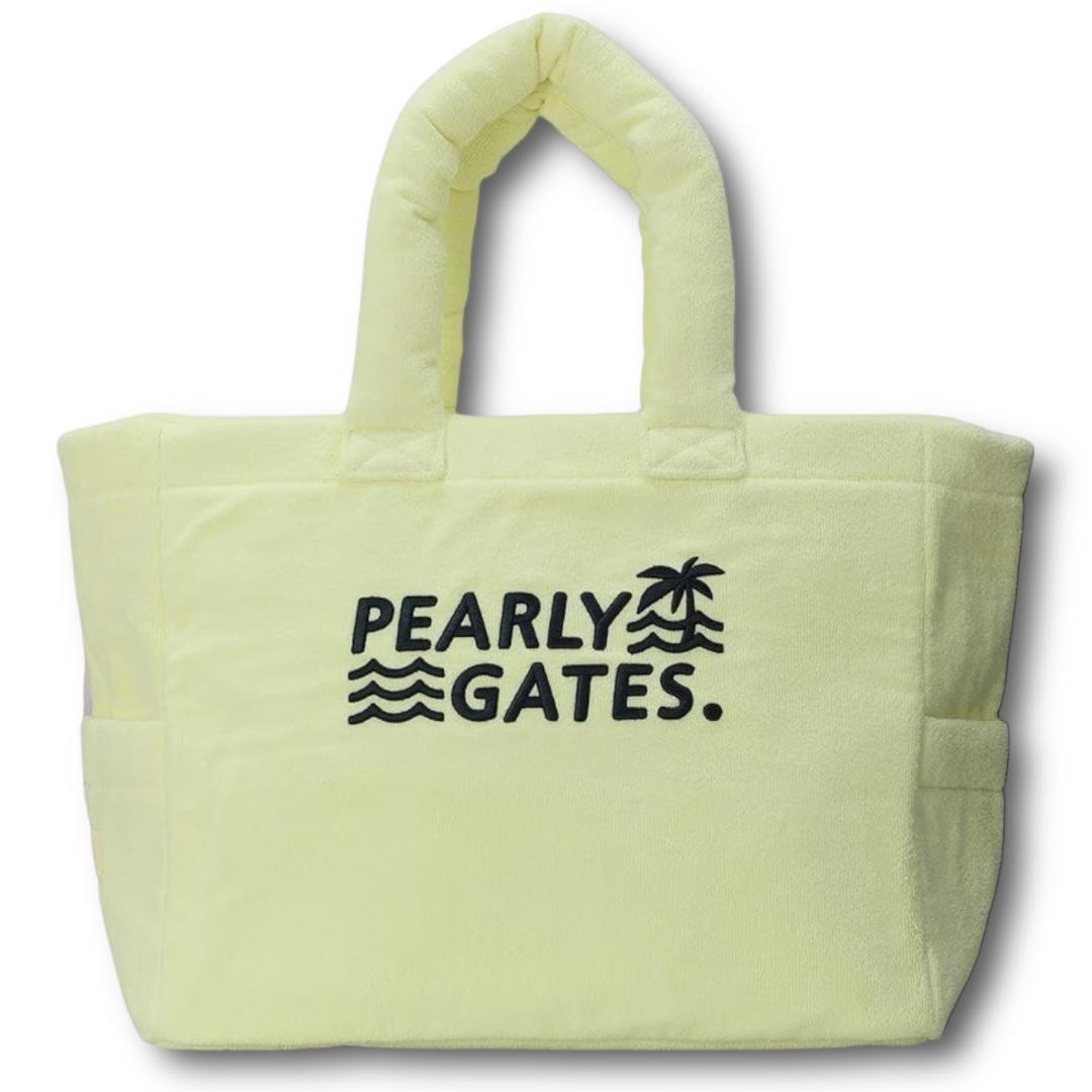 パーリーゲイツ 定価3万 パイル 大容量 ロッカー バッグ ロゴ刺繍 060