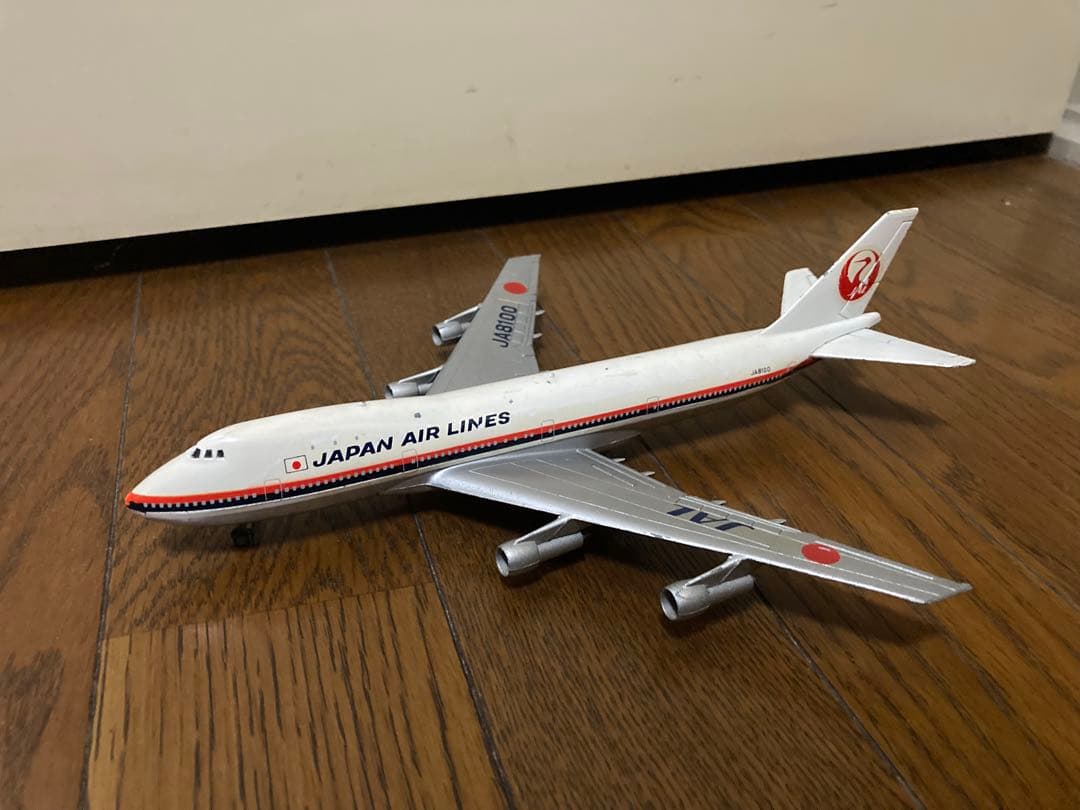 JAL JA8100 模型　レトロ飛行機　日本航空
