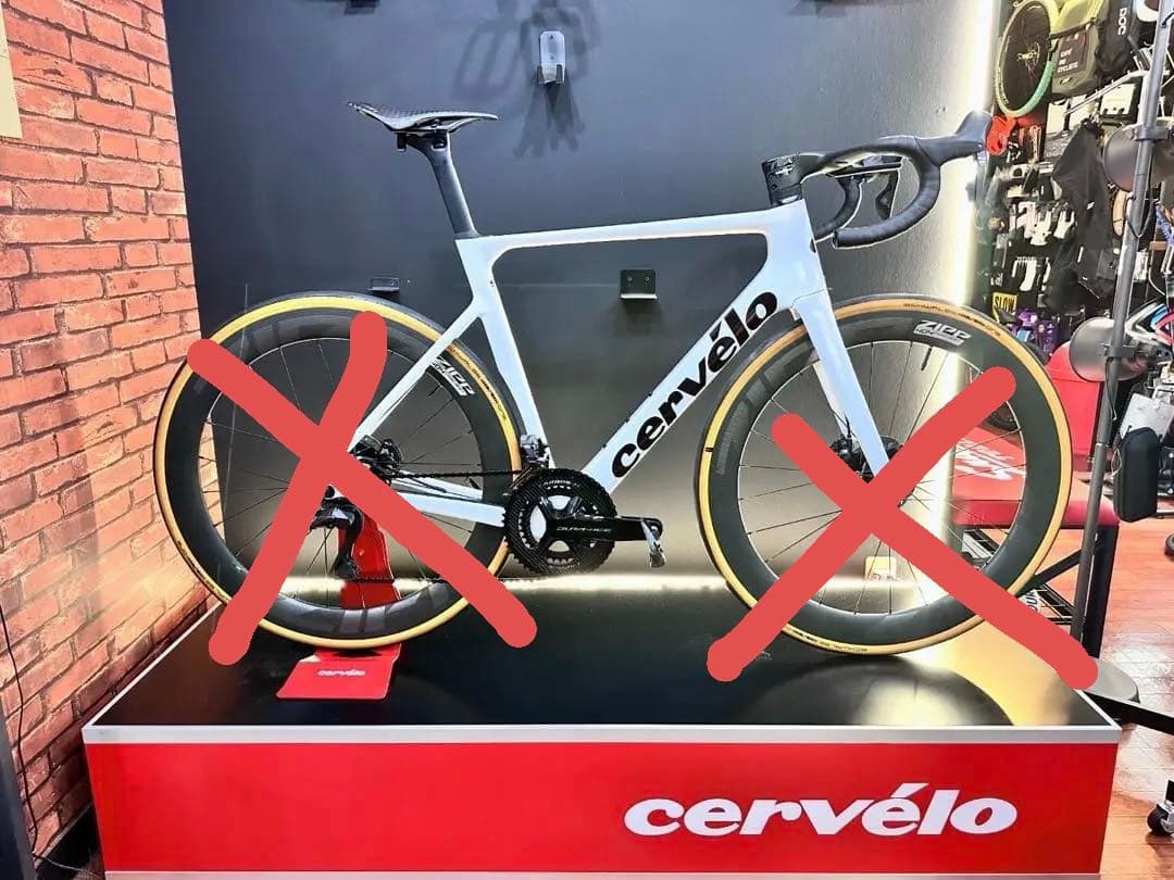 Cervelo SOLOISTO 56R8100 zippホイール無し