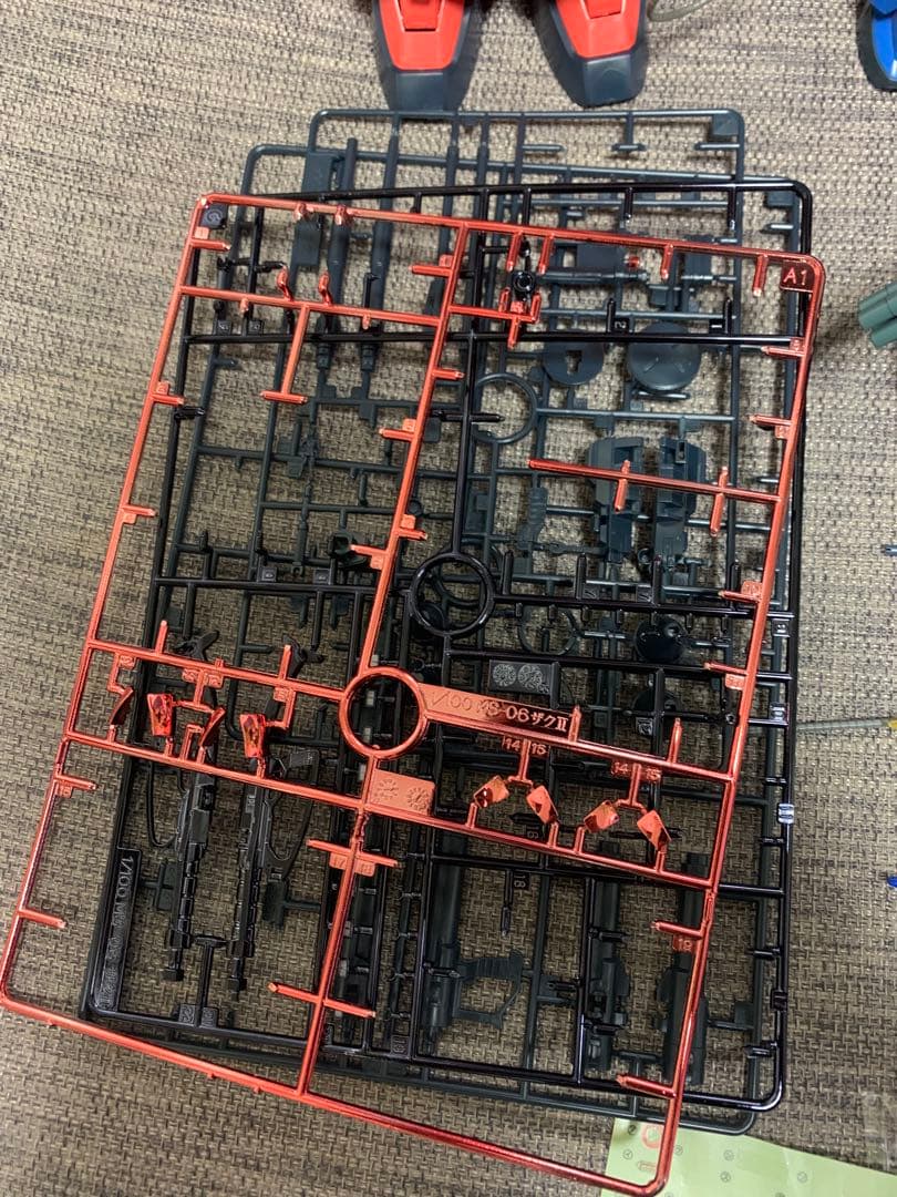 ガンダム　MG ザクⅡ コーティングバージョン MS-14 ゲルググ　5体まとめ