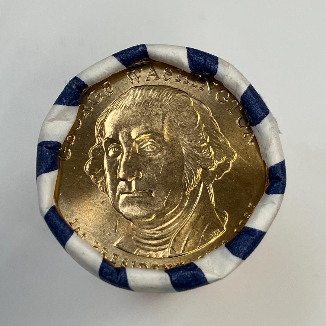ゴールデンダラーシリーズ 初代大統領ジョージ・ワシントン 記念硬貨 25枚