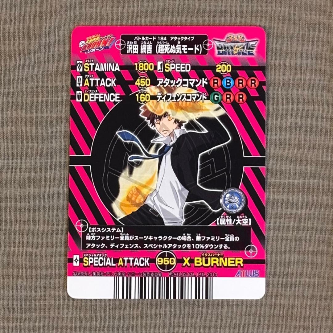 REBORN！　沢田綱吉　サザンクロスバトル　ボンゴレア