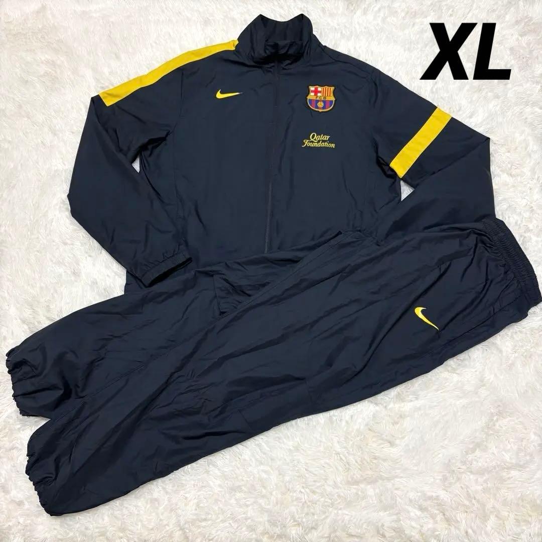 NIKEナイキ バルセロナ　上下セットアップXL ネイビー トレーニングウェア