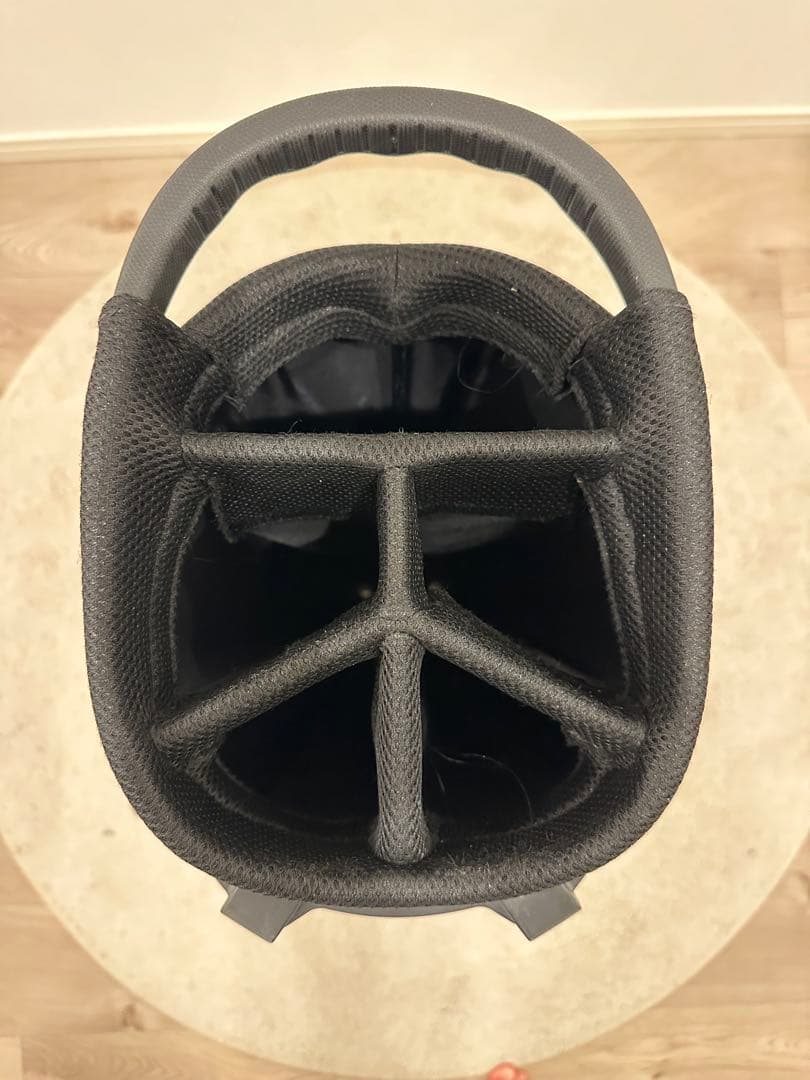 BRIEFING スタンドゴルフバッグ 黒とオレンジ