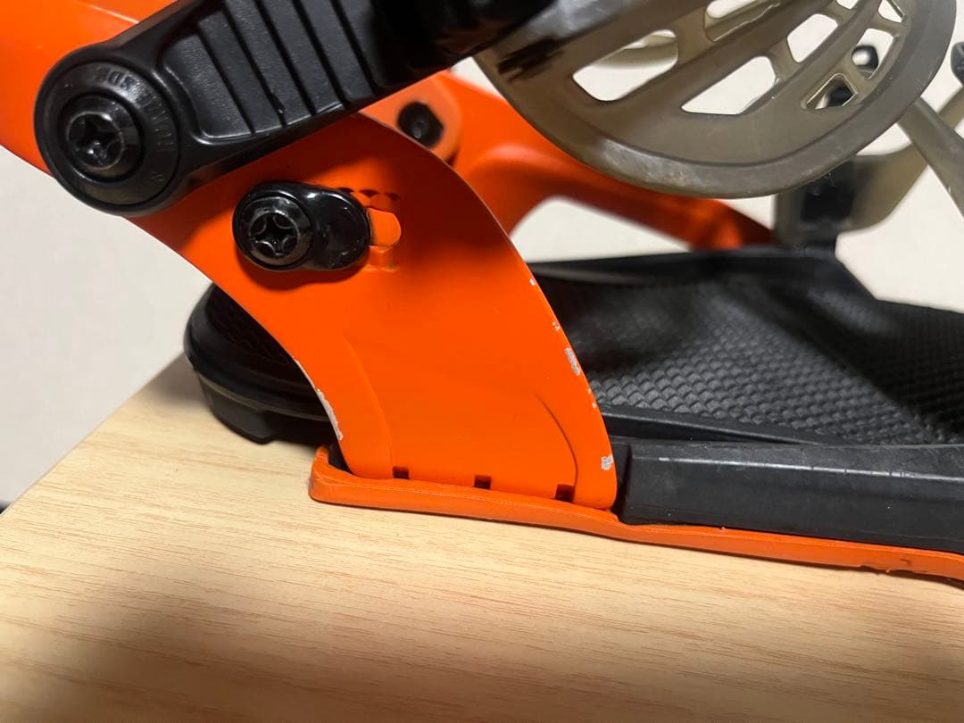 ROME CRUX 19-20スノーボードビンディング オレンジ　Ｌサイズ