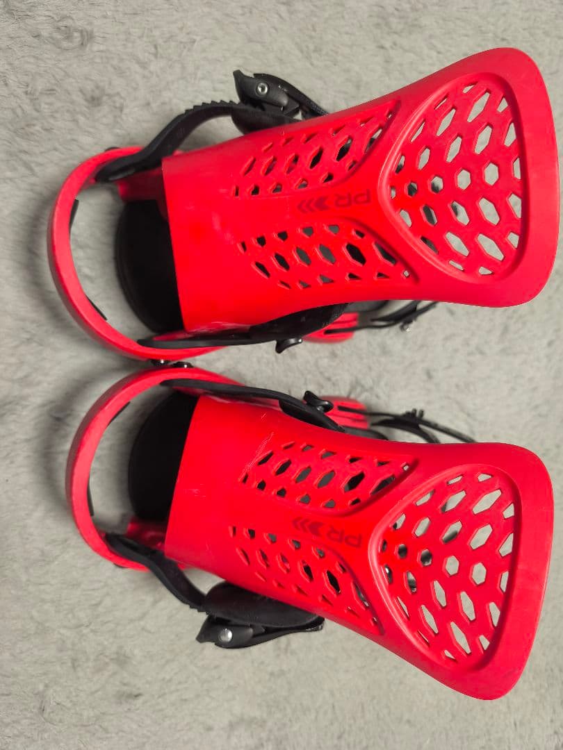 FLUX PR バインディング S レッド スノボ ビンディング