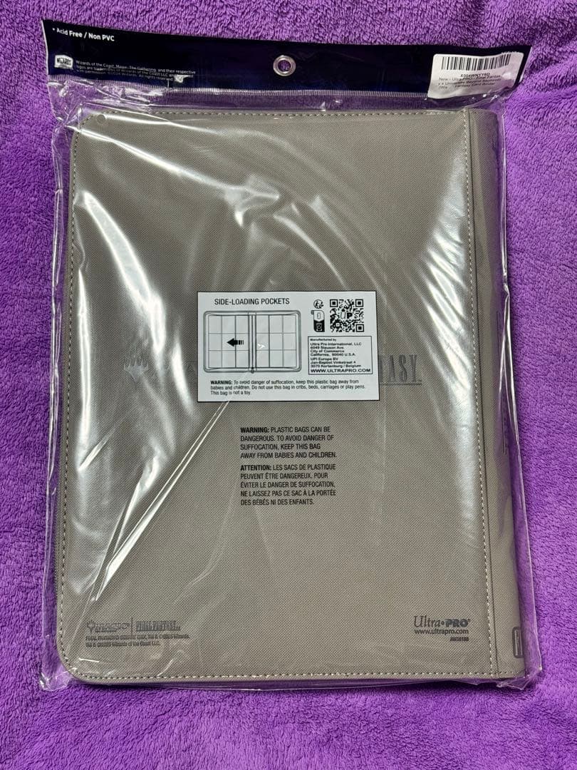 MTG FF Ⅶ プレミアムジッパープロバインダー 9ポケット　セフィロス