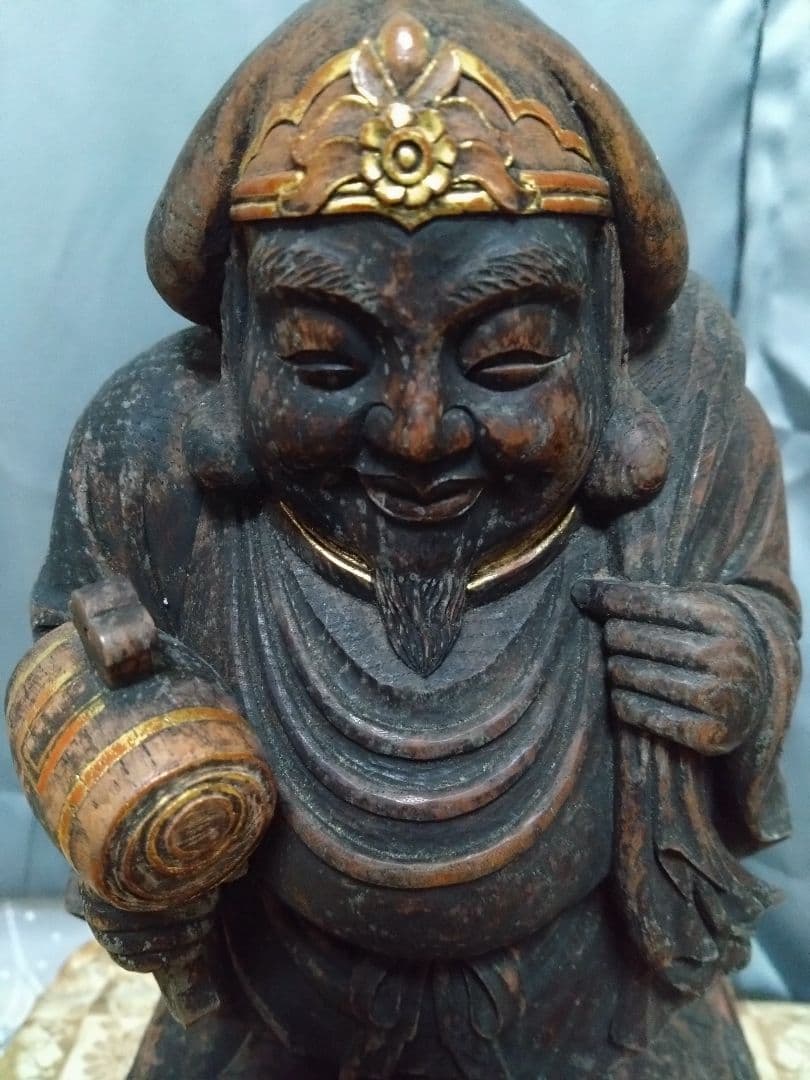 高村光雲儀刀木彫り大黒天/大正~昭和期頃