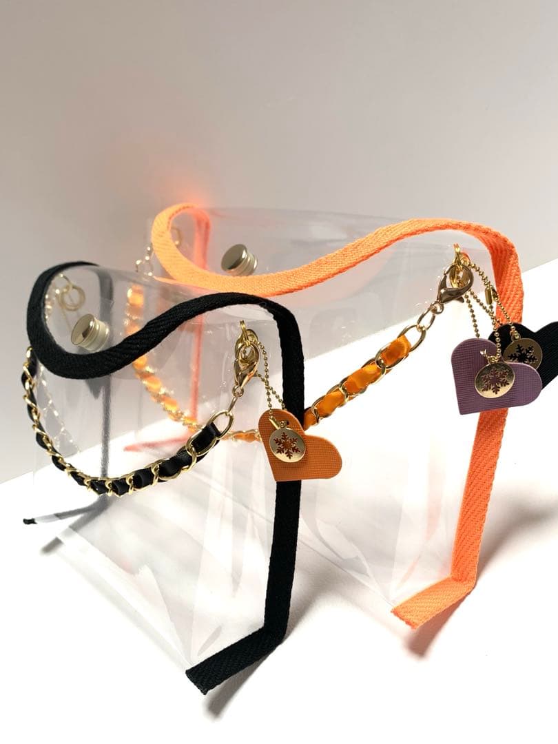 くまくまぷー　すのチルポーチ　2体用　黒　3体用　オレンジ