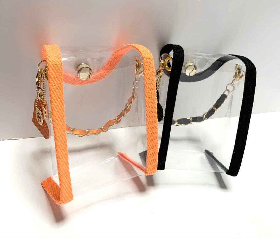 くまくまぷー　すのチルポーチ　2体用　黒　3体用　オレンジ