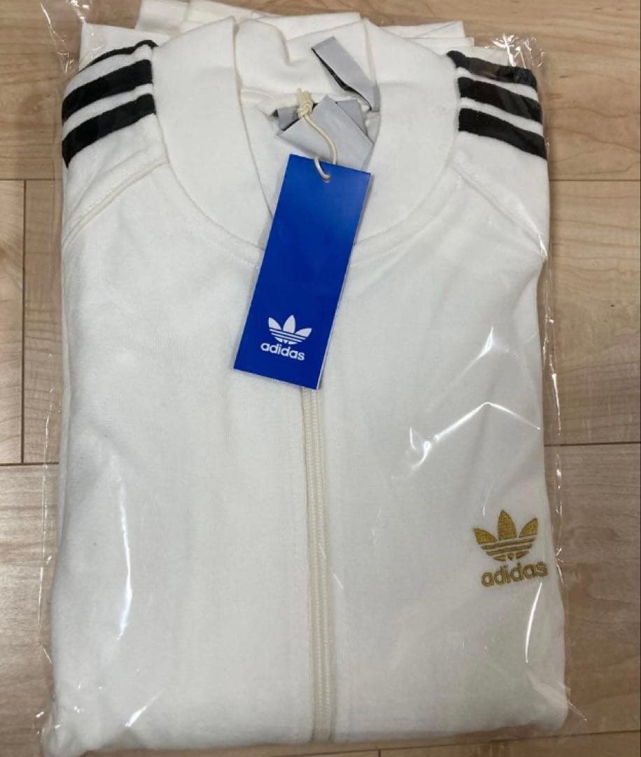新品未使用y2k常田大希adidasジャージトラックジャケットパイル生地白色L