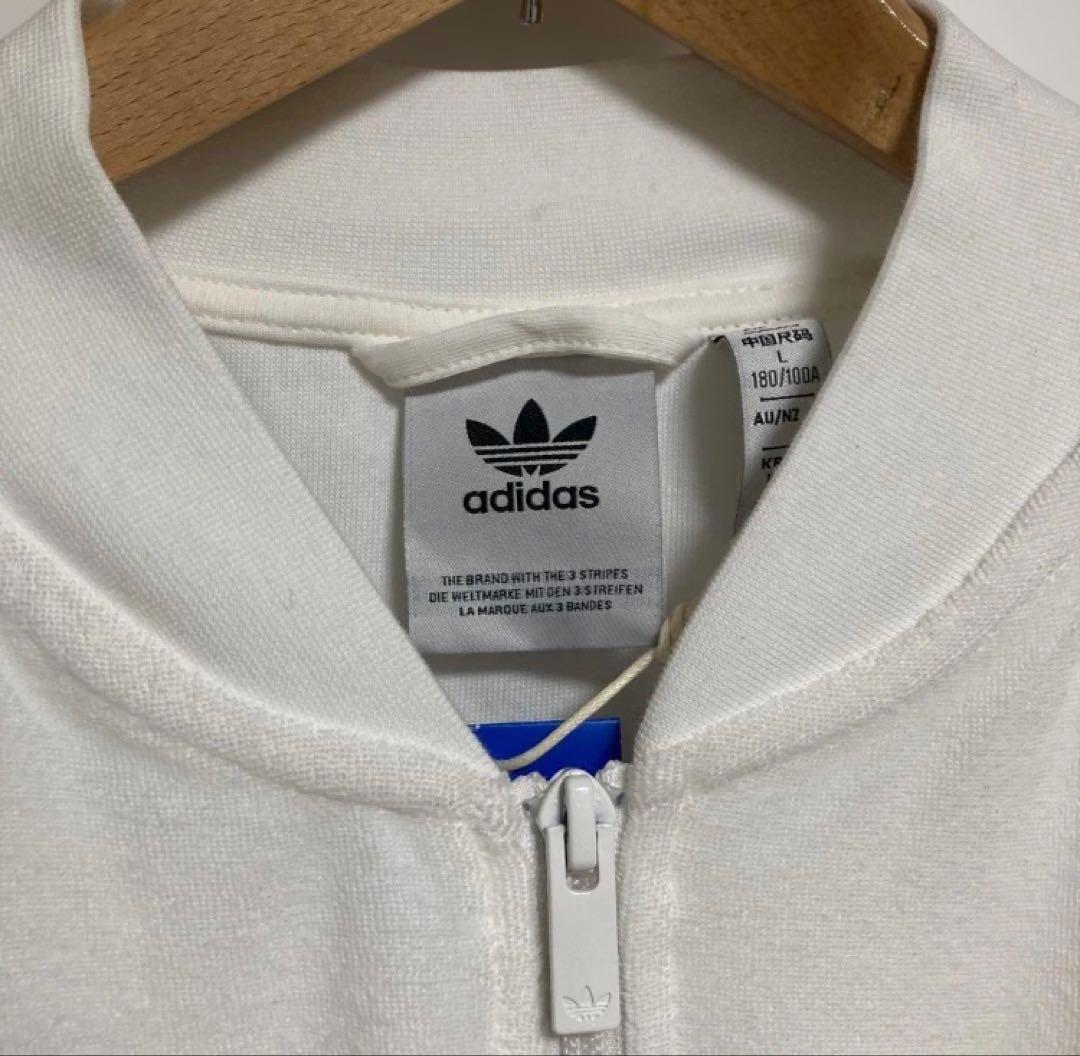 新品未使用y2k常田大希adidasジャージトラックジャケットパイル生地白色L
