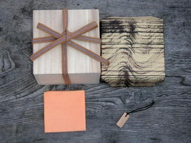 ♥極上　柿の蔕　茶碗　桐箱付き　骨董品　古玩