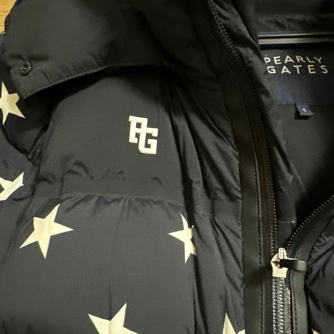 最終値下げPEARLY GATES 星柄ダウンジャケット サイズ1