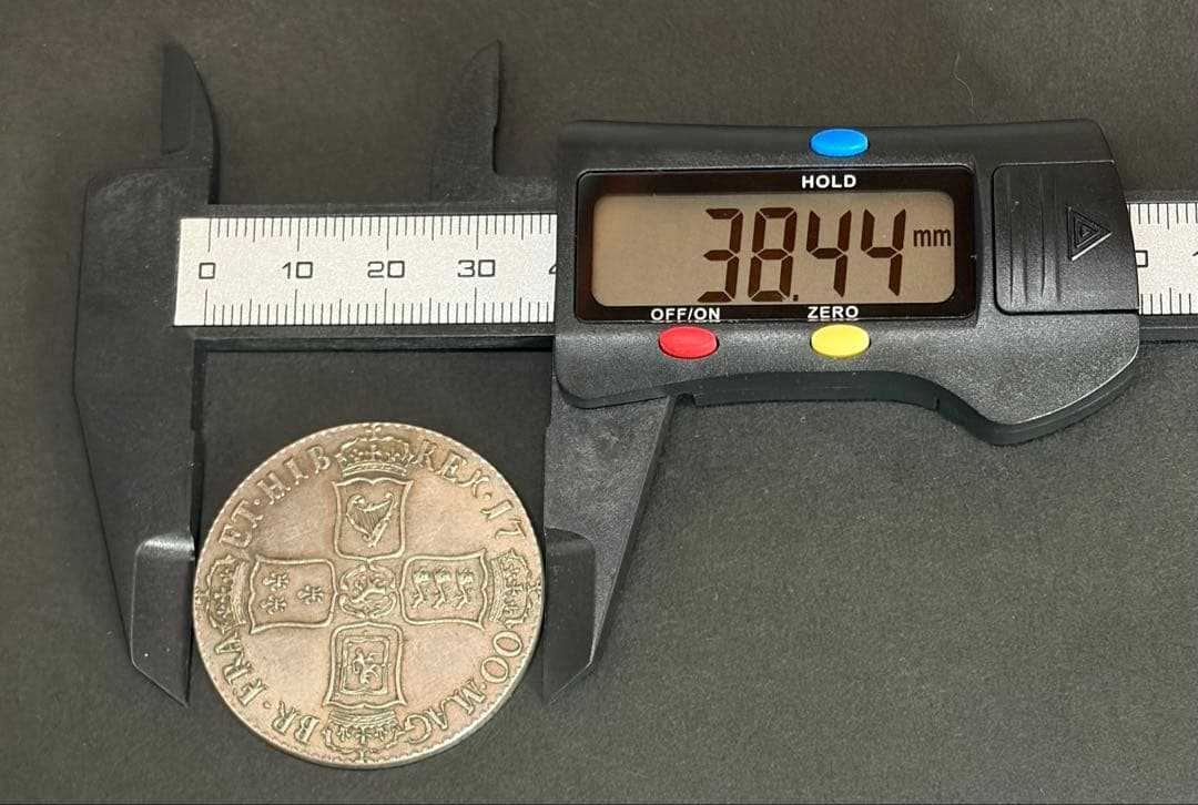 1700年 英国 クラウン銀貨 ウィリアム3世 特大型銀貨 38.44mm