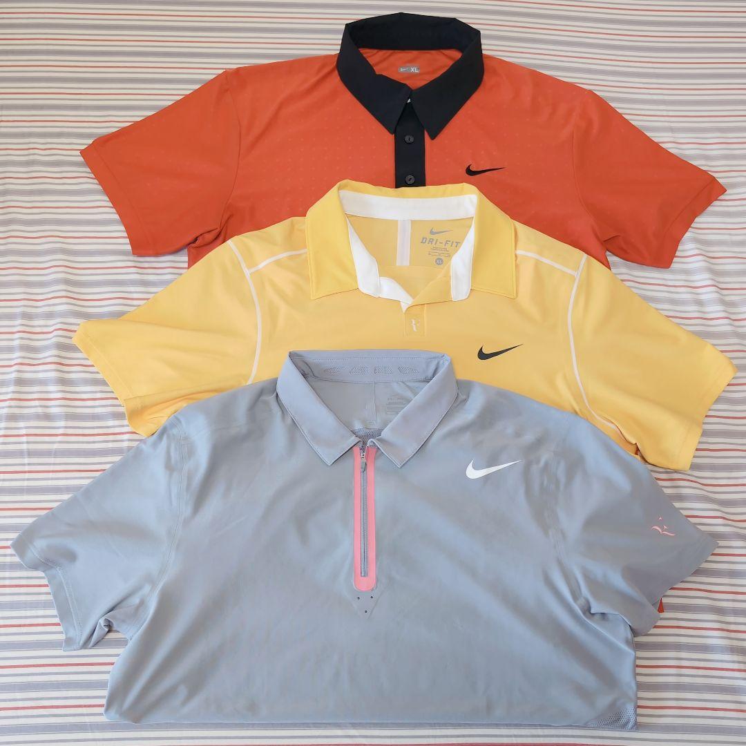 NIKE ロジャー フェデラー ゲームポロ XL 3枚セット