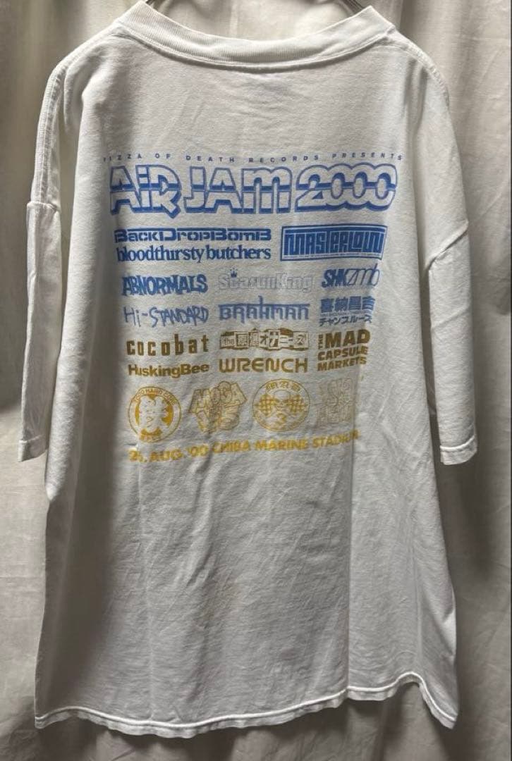 Hi-STANDARD AIR JAM 2000 tシャツ　ホワイト　Lサイズ