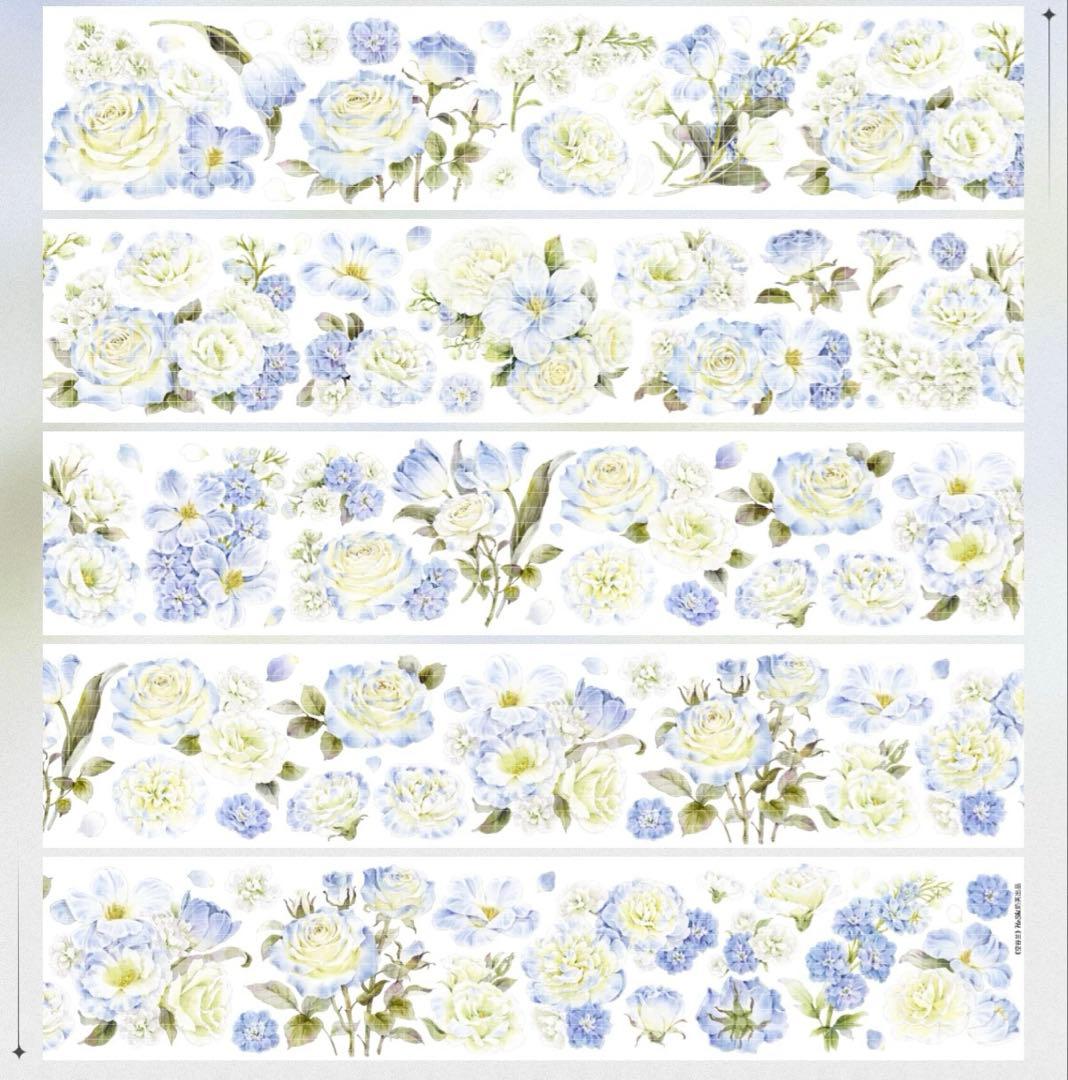 ⭐️SALE⭐️Hoshi奶芙《空谷兰》海外マスキングテープ　マステ 【2673】