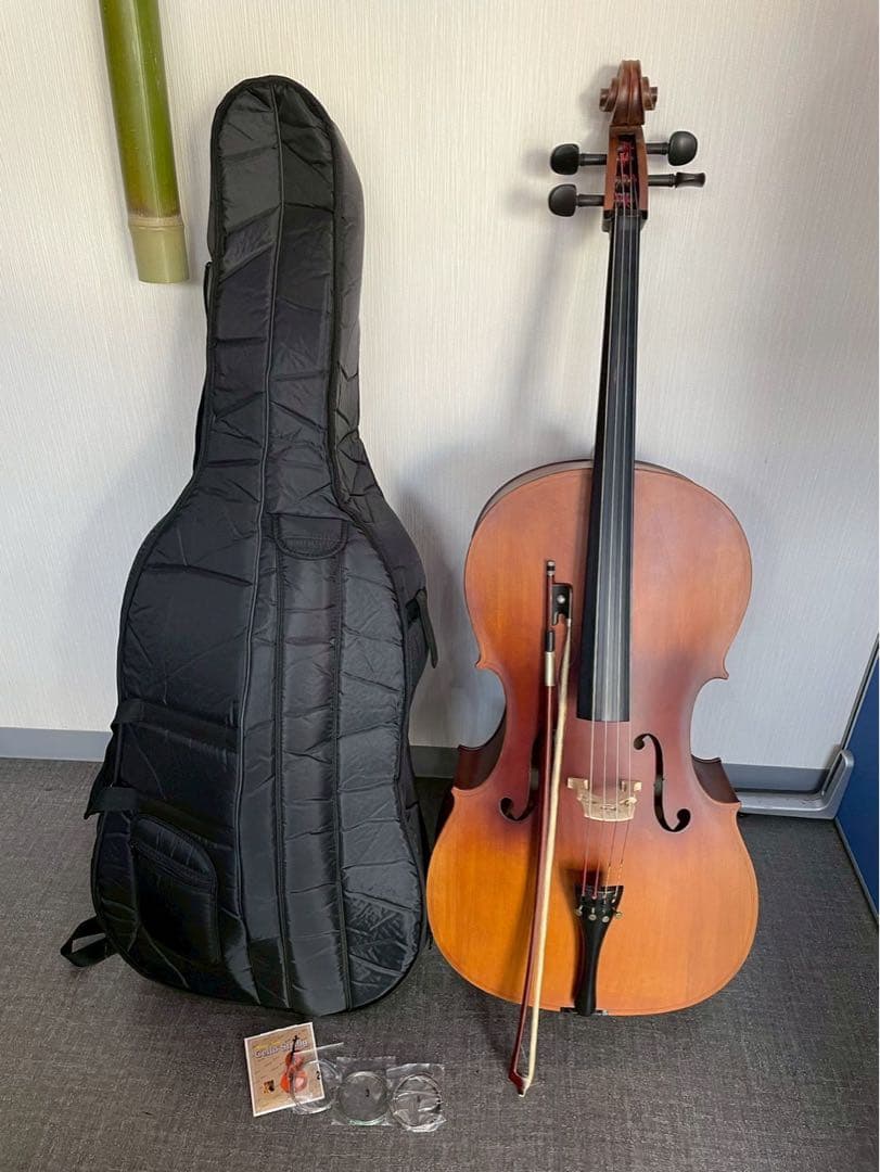 【美品】Hallstatt ハルシュタット　チェロHC-450 ケース、弓付き