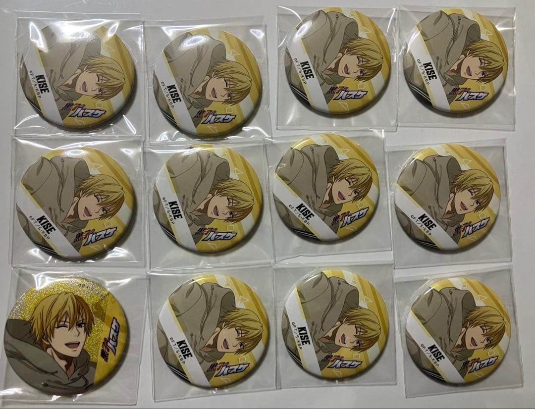 【レアあり】黒子のバスケ　ベルハウス　パルクール　缶バッジ　黄瀬涼太