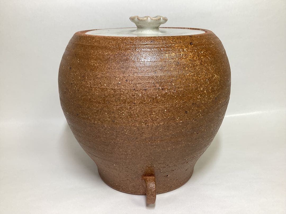 茶道具 古物品 水指 信楽 単瓢 西尾香舟 木箱入