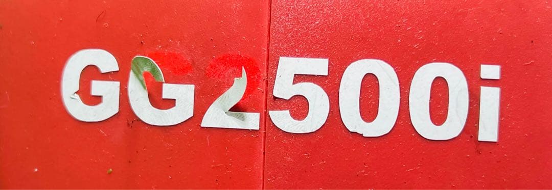 ポータブル発電機 赤 GG2500i 動作確認済み！エンジンok！