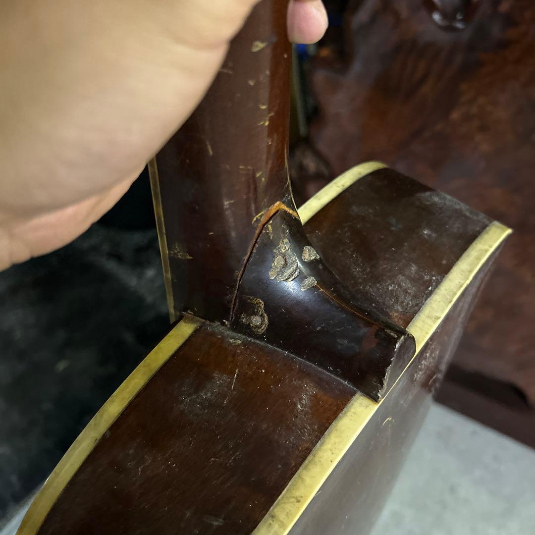 アコースティックギター 木製ヘッドストック