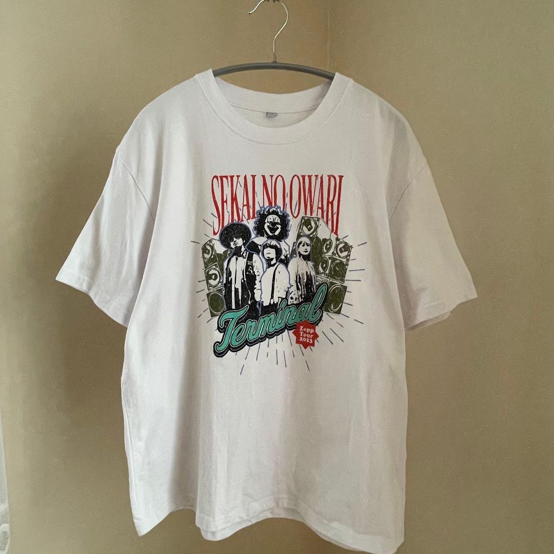 匿名発送 セカオワ Terminal ツアーTシャツ Mサイズ ホワイト 白