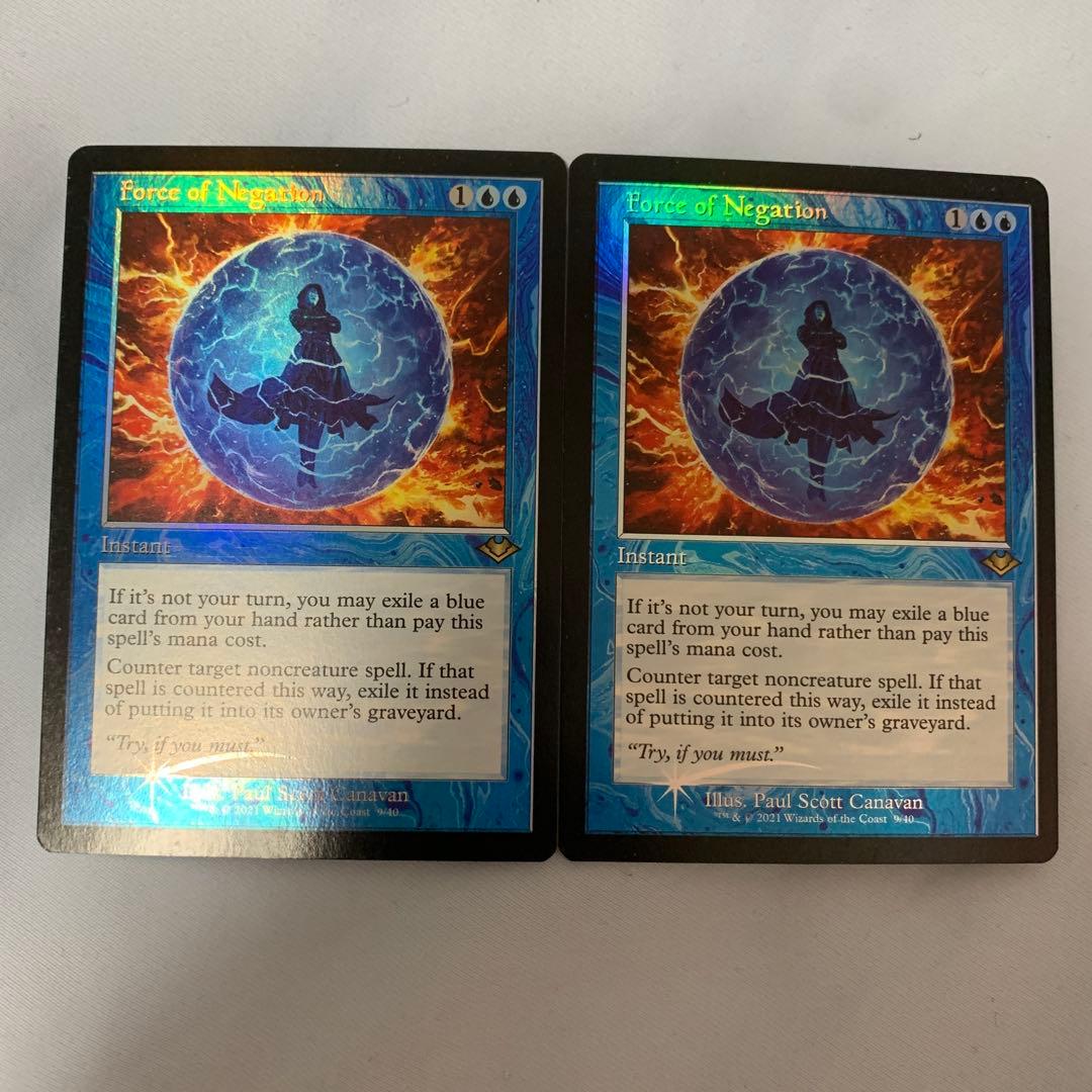 1枚 否定の力 旧枠 foil mtg 英語