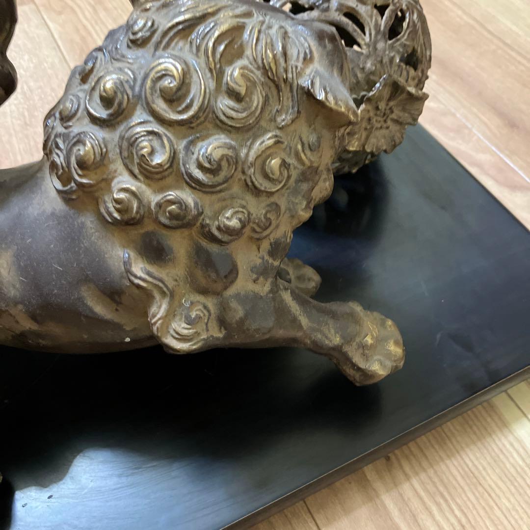 獅子　古物　古美術　美術品　骨董品　置物