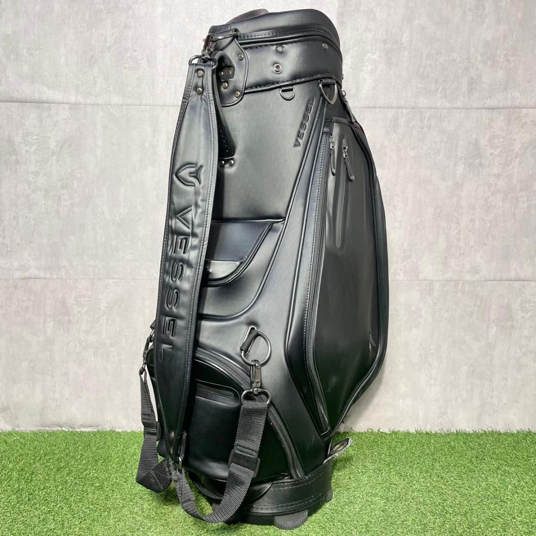 ベゼル VESSEL PRODIGY キャディバッグ ゴルフバッグ ブラック