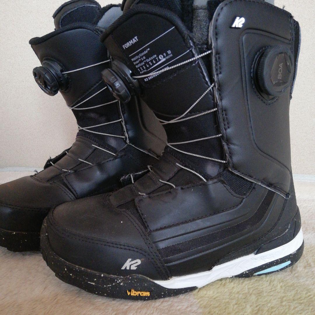 【美品】K2 レディース ダブルBOA FORMAT スノーボードブーツ