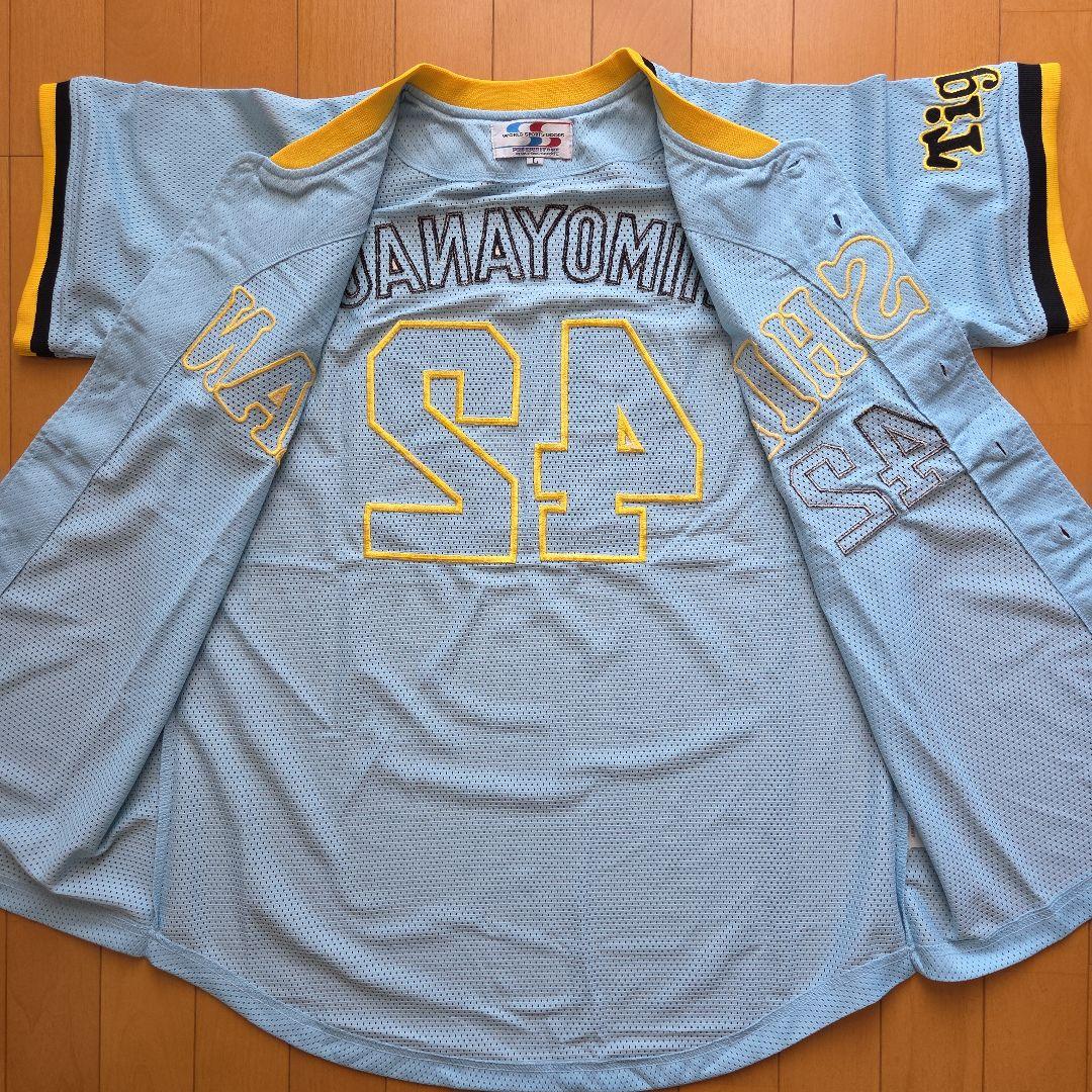 『激レア』阪神タイガース下柳剛42 復刻青色レプリカユニホーム(新品未使用)