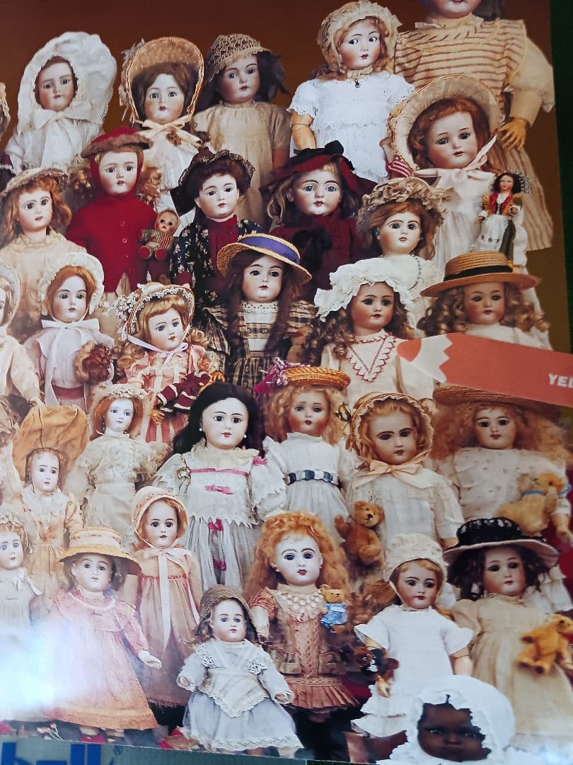 アンティークビスクドール ヘインリッチ(ドイツ) 保証書(星ビル)ポスター 付き