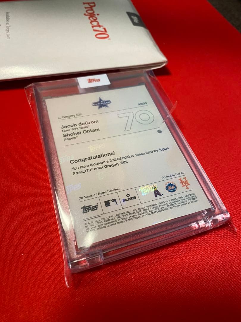 Topps Project70 大谷翔平カード【レア】美品