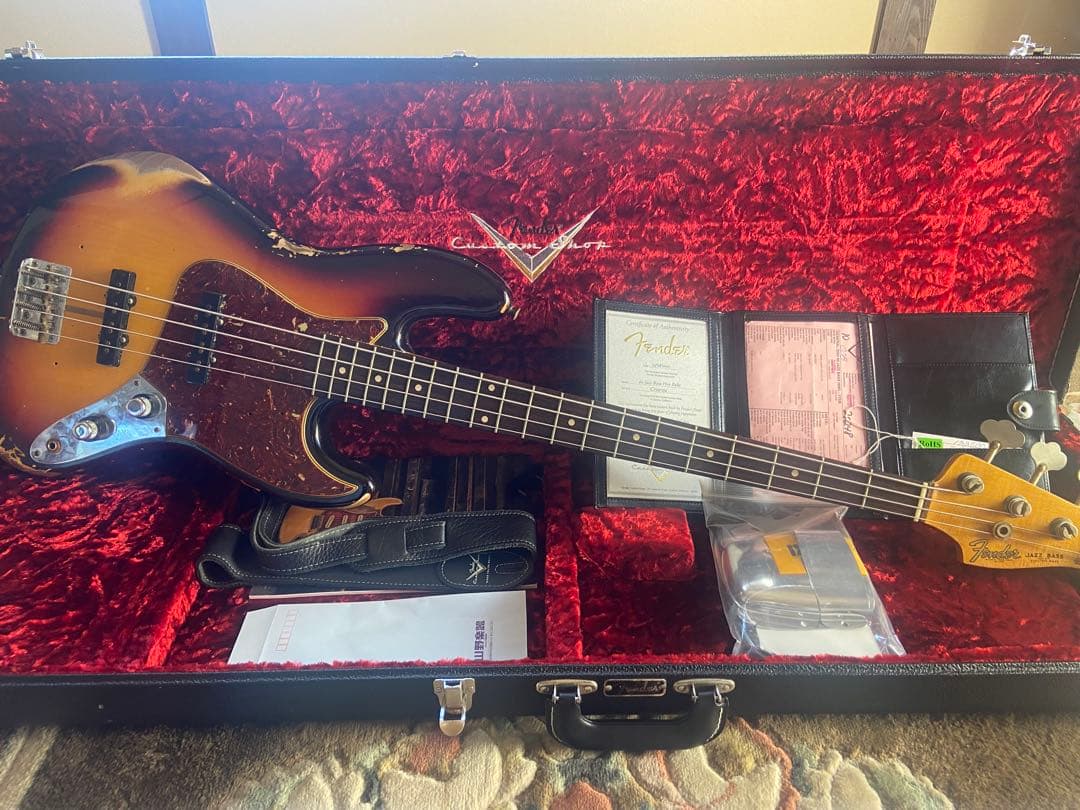 ベース fender c/s 1960 jazzbass heavy relic