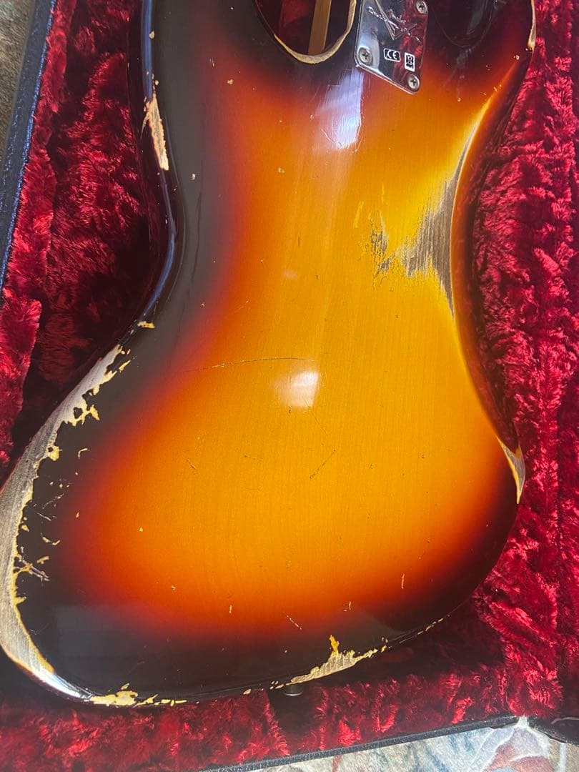 ベース fender c/s 1960 jazzbass heavy relic