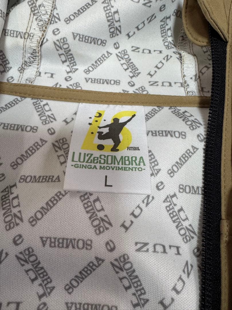 超美品！！LS フード付きウィンドブレーカー ベージュ　サイズ L