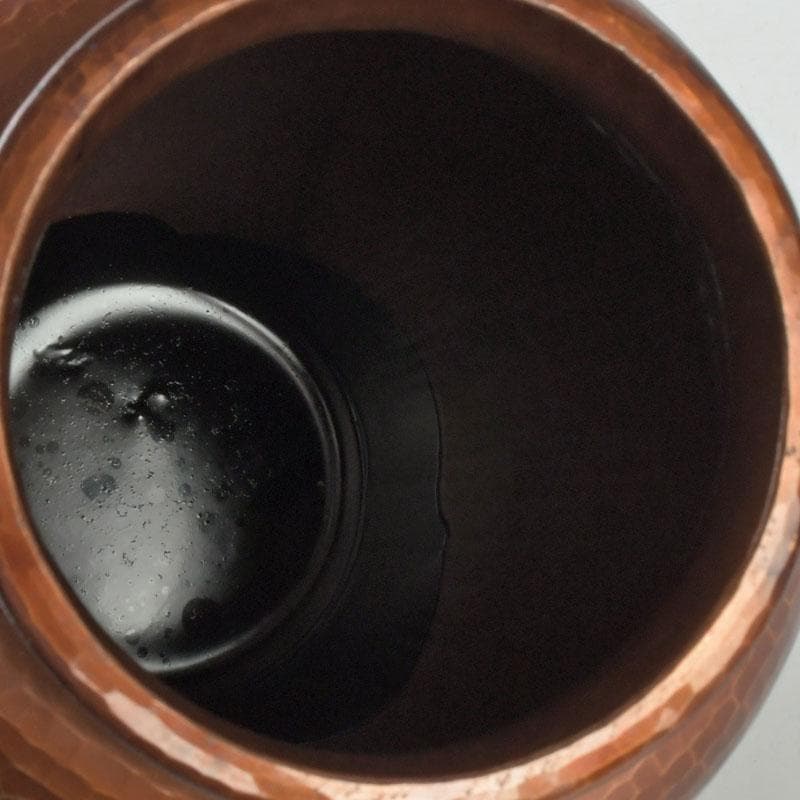 茶道具　伊藤久芳堂　銅蟲花瓶　花器　共箱　N　9404