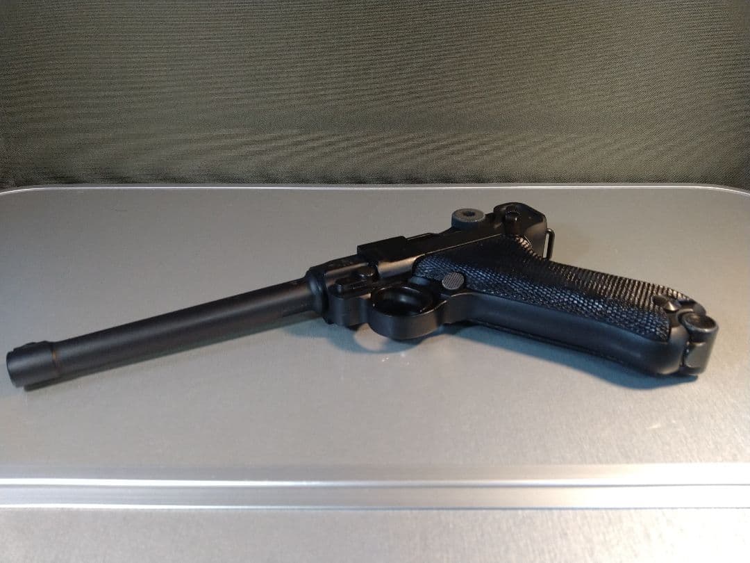 希少な美品！タナカ製　ルガーＰ０８　６インチ！　作動快調なガスブロ、ガス漏無し！