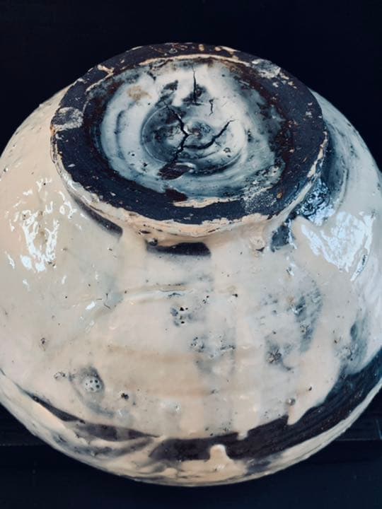 辻村史朗　粉引片口大鉢