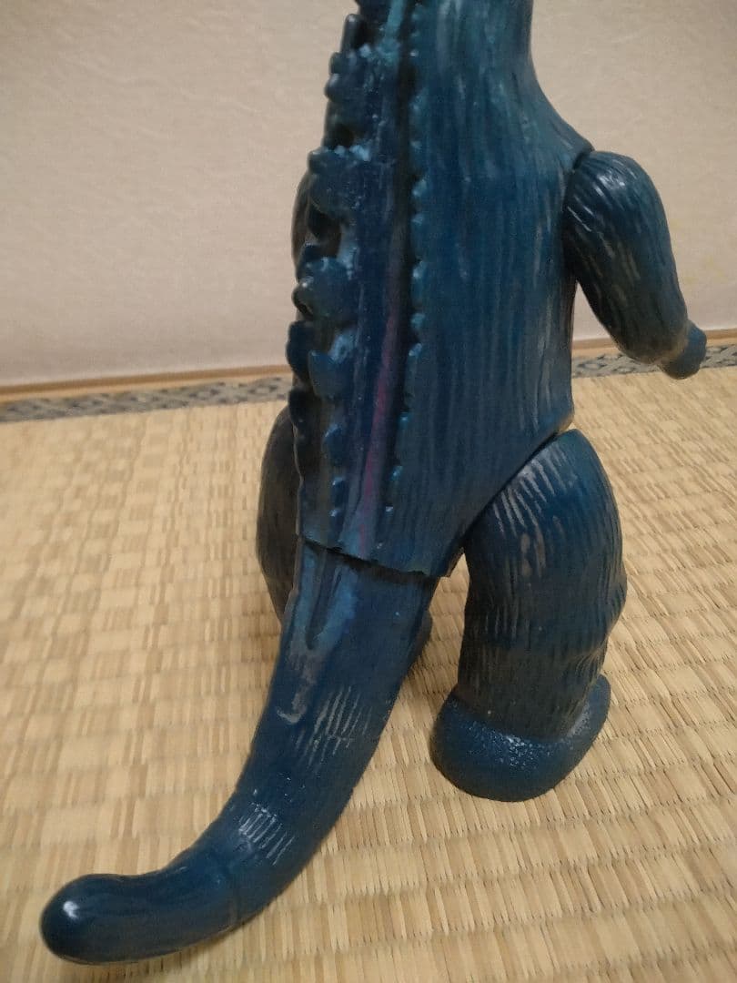 マルサン　ソフビ　ゴジラ　当時物　両足刻印　ブルマァク　東宝