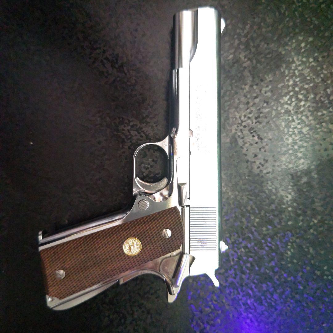 コ*ロ様 東京マルイ コルト ガバメント シリーズ'70 ニッケルフィニッシュ