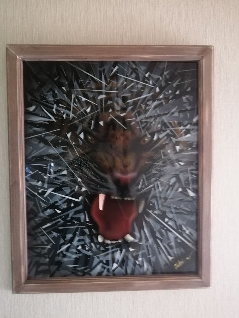 画家　西風　鷹　タイガースファン必見　猛虎の覇気